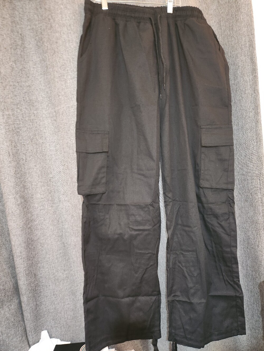 Men's Black Cargo Pants – Casual Utility Trousers